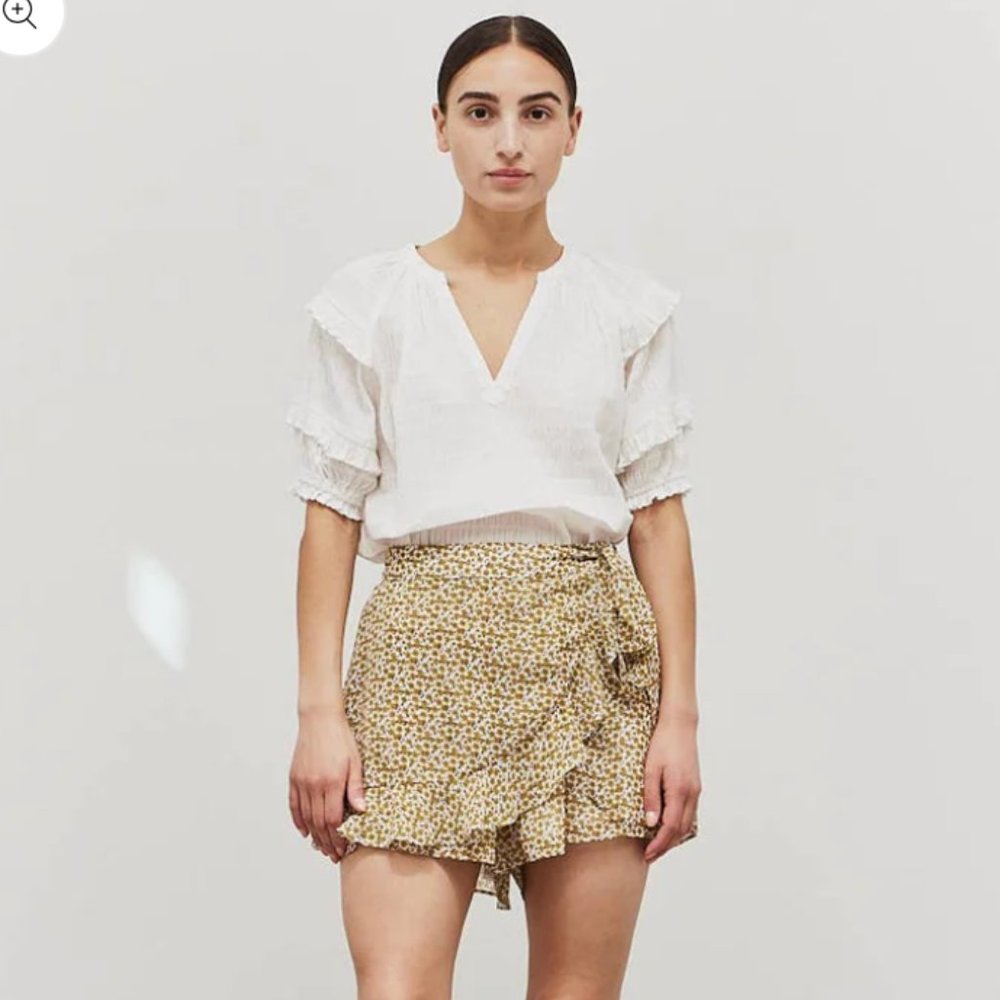 Grade & Gather Floral Wrap Skort‎ NWT